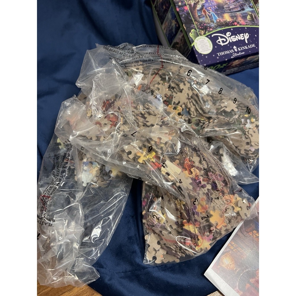 Thomas Kinkade Disney Jigsaw Puzzle Ceaco 3663-01 4 in 1 Multi-Pack 500 Pieces - Picture 4 of 6